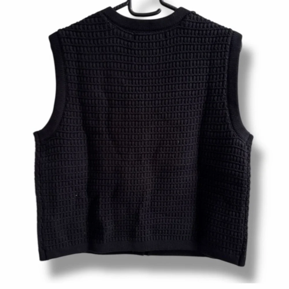 NWT BLANKNYC Black Knit VestS6